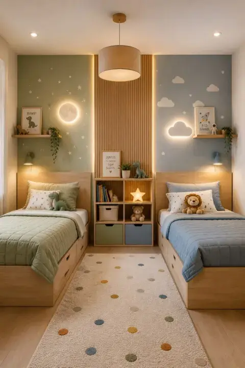 Ideas de doa camas en un cuarto de niño Ideas de doa camas en un cuarto de niño