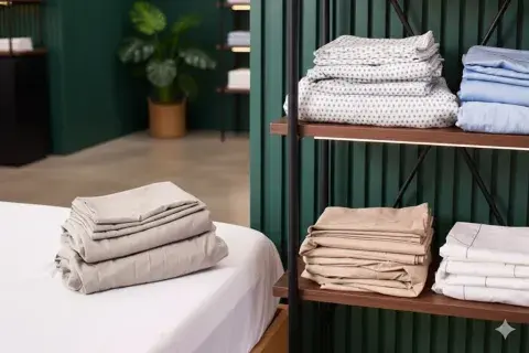 Foto de ropa de cama.