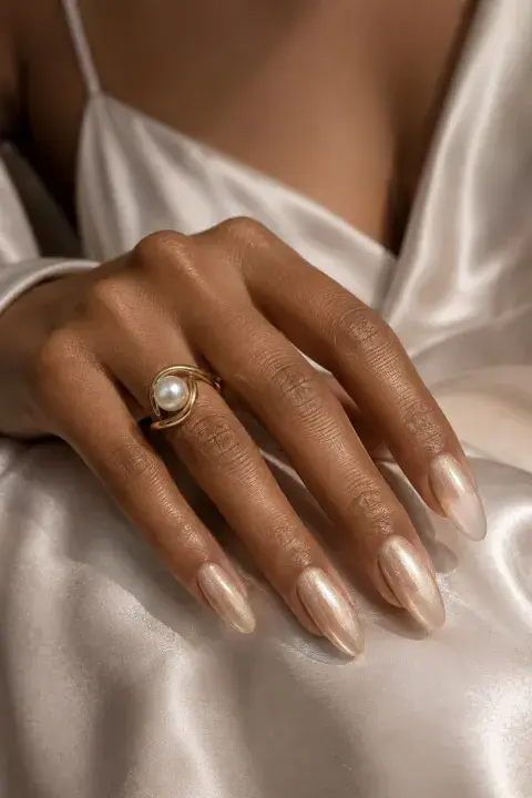 Uñas con brillo Uñas con brillo