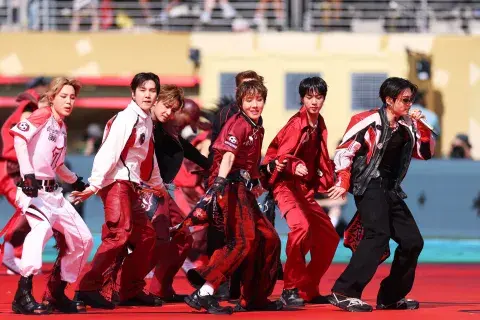 BTS en la final de la copa del mundo BTS en la final de la copa del mundo