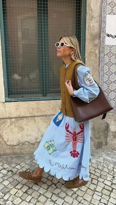 Look de street style con con boat shoe perfecto para la primavera Look de street style con con boat shoe perfecto para la primavera