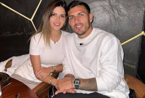 Leandro Paredes y Camila Galante 