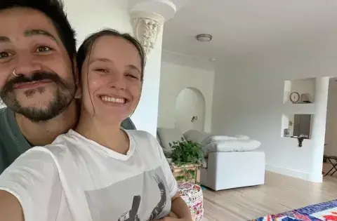 Camilo y Eva Luna en su casa de miami Camilo y Eva Luna en su casa de miami