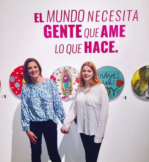 Débora Pérez Volpin y su hija Luna. Débora Pérez Volpin y su hija Luna.