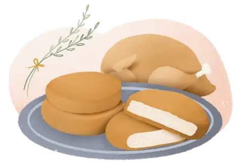 Ilustración hamburguesas receta