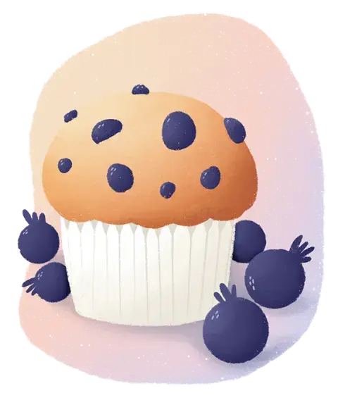 Ilustración muffins 