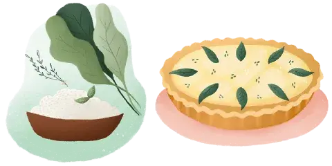 Ilustración tartas