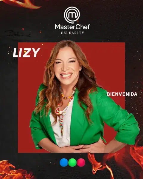Lizi Tagliani en Masterchef. Lizi Tagliani en Masterchef.