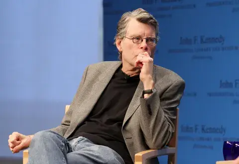 Foto de Stephen King.