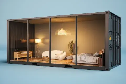Foto de casa container.