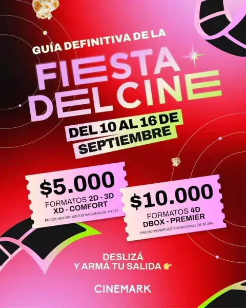flyer promocional de festival de cine con descuentos flyer promocional de festival de cine con descuentos