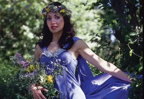 Gilda en el jardín Gilda en el jardín
