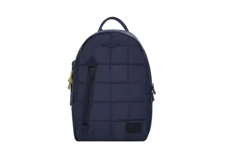 Una mochila de color azul