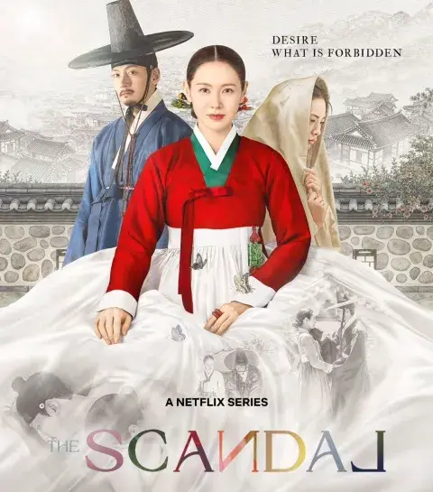 Póster del K-drama El escándalo. Póster del K-drama El escándalo.