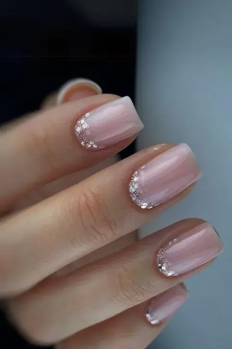 Uñas con brillo Uñas con brillo