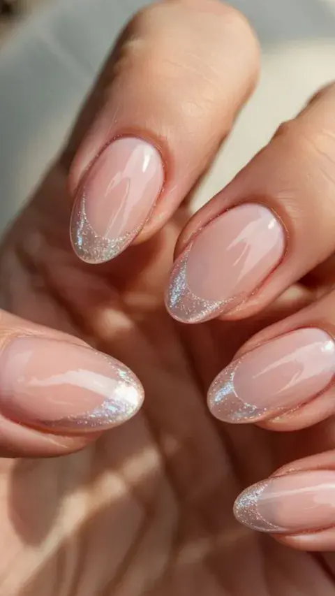 Uñas con brillo Uñas con brillo