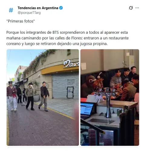 BTS paseando pr Buenos Aires. BTS paseando pr Buenos Aires.