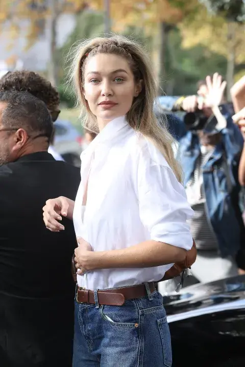 Las uñas de Gigi hadid super naturales Las uñas de Gigi hadid super naturales