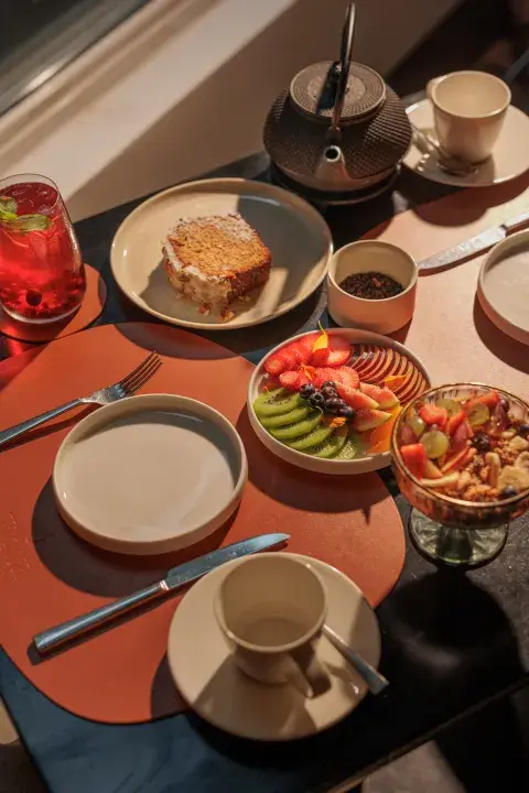 Merienda del hotel Grand Brizo Merienda del hotel Grand Brizo