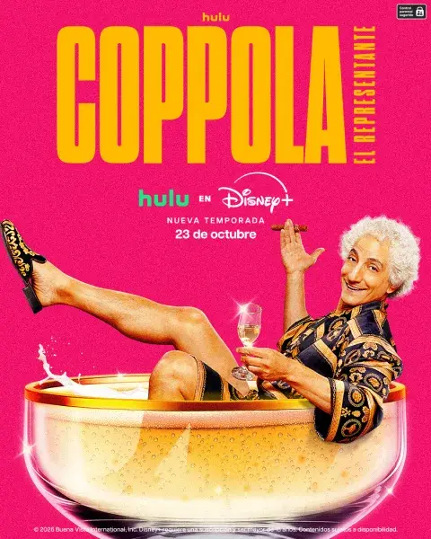 Póster de la temporada 2 de la serie Coppola. Póster de la temporada 2 de la serie Coppola.