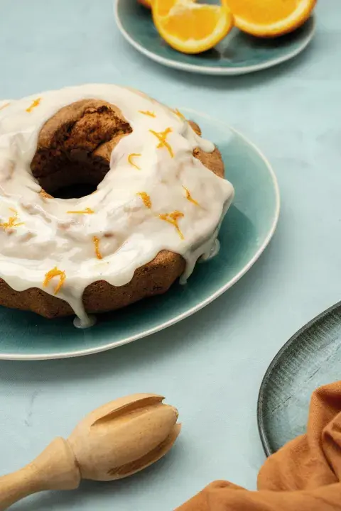 Receta gluten free, budín de naranja Receta gluten free, budín de naranja