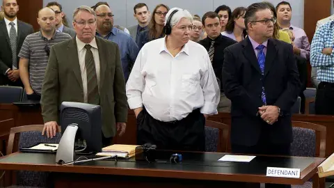 Foto del juicio de Thomas Randolph. Foto del juicio de Thomas Randolph.