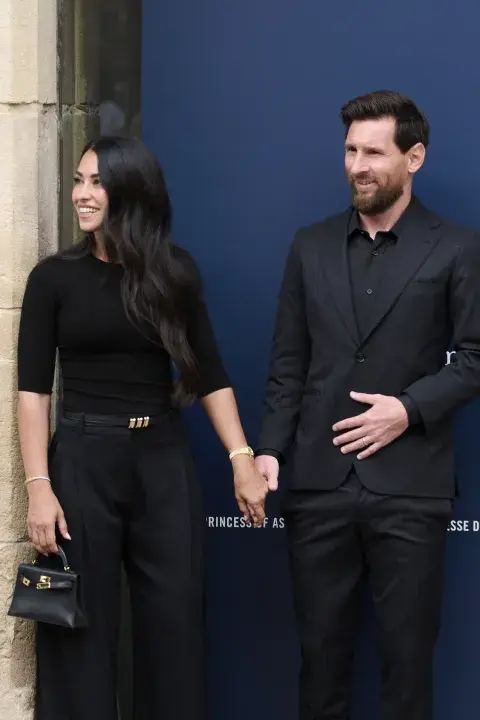 Lionel Messi y Antonela Roccuzzo en España el 22 de octubre de 2026