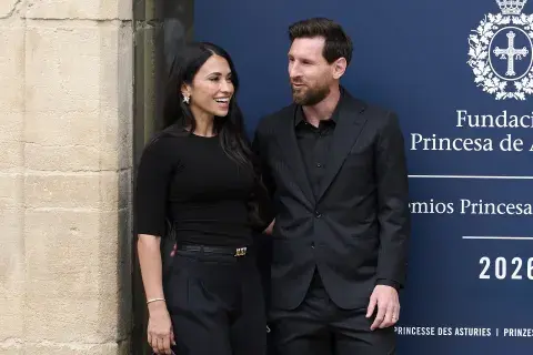 Lionel Messi y Antonela Roccuzzo en España el 22 de octubre de 2026