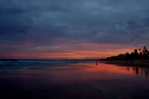 Un atardecer en Bahía en Brasil Un atardecer en Bahía en Brasil