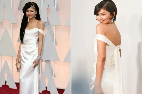 Zendaya revive su icónico look de los Oscar 2015 en la premiere de The Drama. Zendaya revive su icónico look de los Oscar 2015 en la premiere de The Drama.