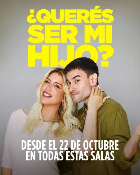Póster con fecha de estreno de la película ¿Querés se mi hijo? Póster con fecha de estreno de la película ¿Querés se mi hijo?