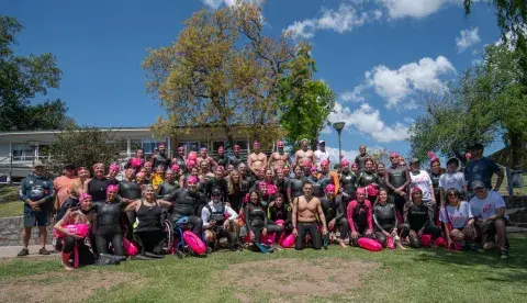travesia rosa por el cáncer de mama