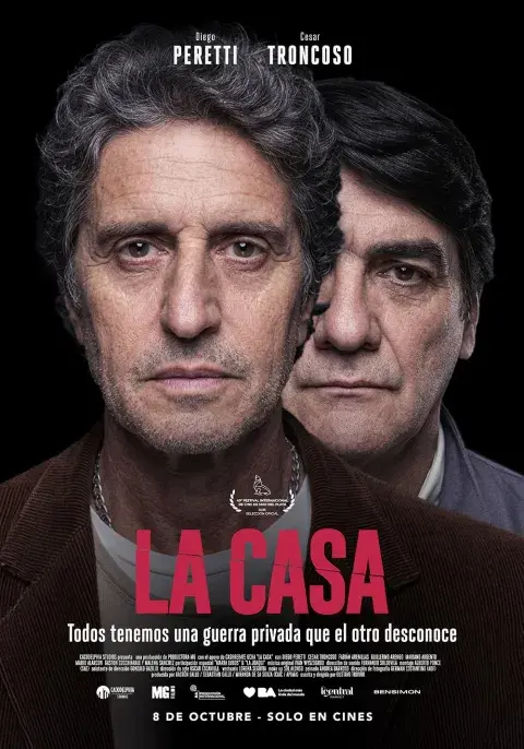 Póster de La casa, película argentina con Diego Peretti. Póster de La casa, película argentina con Diego Peretti.