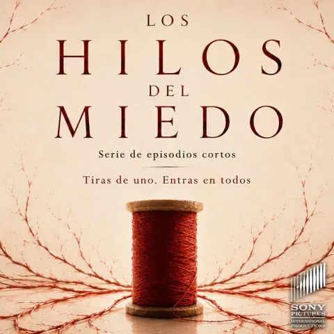 Póster de la serie Los hilos del miedo. Póster de la serie Los hilos del miedo.