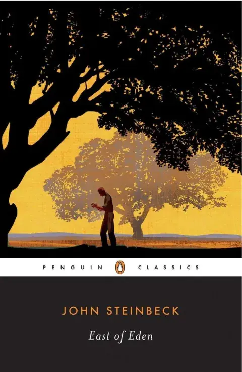 Portada del libro Al este del Edén. Portada del libro Al este del Edén.