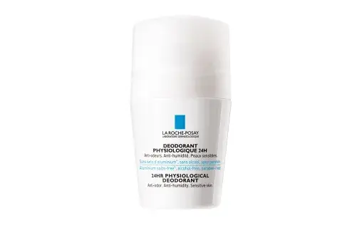 Physiologique, desodorante en roll-on para axilas sensibles y sensibilizadas, ya sea después de la depilación, de la fricción de las prendas, la sudoración excesiva o los tratamientos estéticos específicos, $315, La Roche Posay Physiologique, desodorante en roll-on para axilas sensibles y sensibilizadas, ya sea después de la depilación, de la fricción de las prendas, la sudoración excesiva o los tratamientos estéticos específicos, $315, La Roche Posay