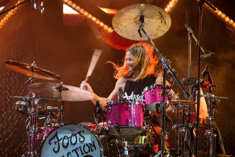 Taylor Hawkins, Foo Fighters, Lollapalozza Argentina Taylor Hawkins, Foo Fighters, Lollapalozza Argentina