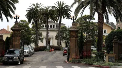La entrada a Presidio Terrace La entrada a Presidio Terrace