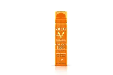 Bruma de rostro efecto frescor Idéal soleil con FPS 50, Vichy, $507