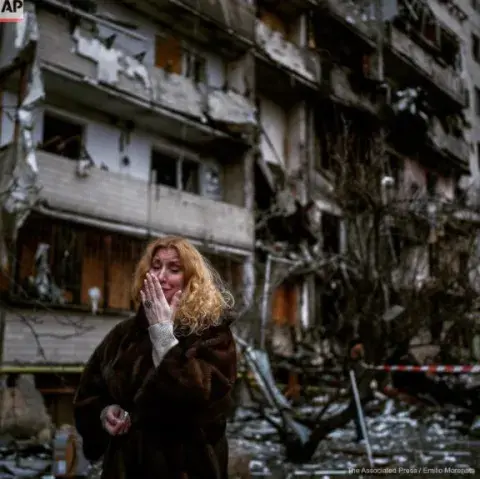 Natali Sevriukova, Kiev, Ucrania, el viernes 25 de febrero de 2022. Natali Sevriukova, Kiev, Ucrania, el viernes 25 de febrero de 2022.