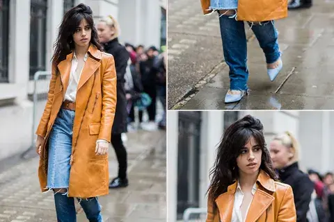 Camila Cabello, entrando al London Fashion Week Camila Cabello, entrando al London Fashion Week