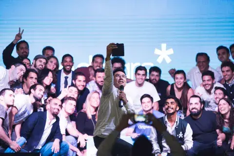 Participantes de Seedstars LATAM en la selfie final. Participantes de Seedstars LATAM en la selfie final.