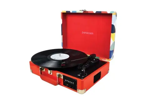 Tocadiscos vintage, Panacom, $3299 Tocadiscos vintage, Panacom, $3299