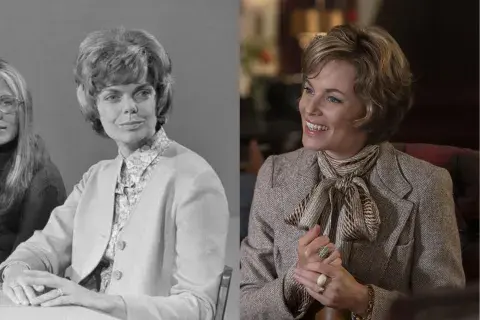 Jill Ruckelshaus y Elizabeth Banks 