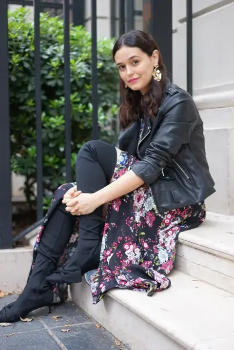 Vestido: Tibetano Campera: Inedita Botas: Zara Vestido: Tibetano Campera: Inedita Botas: Zara
