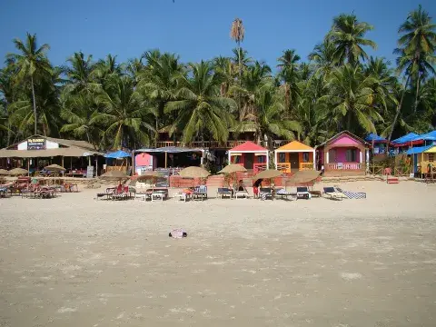 Las playas de Goa, en la India Las playas de Goa, en la India