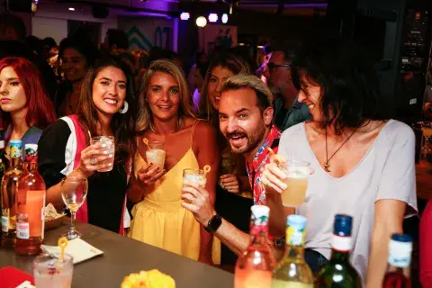 Gancia acompañó con una barra de tragos exclusivamente pensados para el evento.