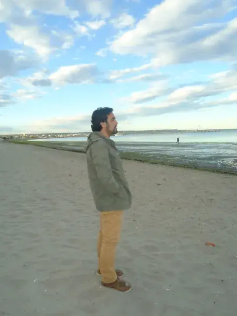 Marcos en las playas de Puerto Madryn