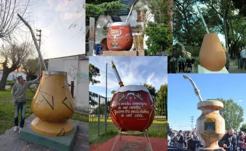 Diferentes monumentos al mate Diferentes monumentos al mate