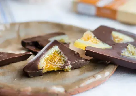 Chocolate con naranja de Pata Negra Chocolate con naranja de Pata Negra